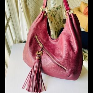 Michael Kors Large Charm Tassle Shoulder Bag